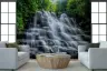 Cascading Forest Waterfall Scenic Wall Mural 1