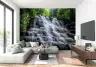 Cascading Forest Waterfall Scenic Wall Mural 3
