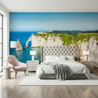 Coastal Chalk Cliffs and Arch Ocean Wall Mural
