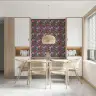 Vibrant Floral Bloom Dark Navy Wallpaper 4