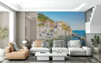 Manarola Coastal Village Wall Mural