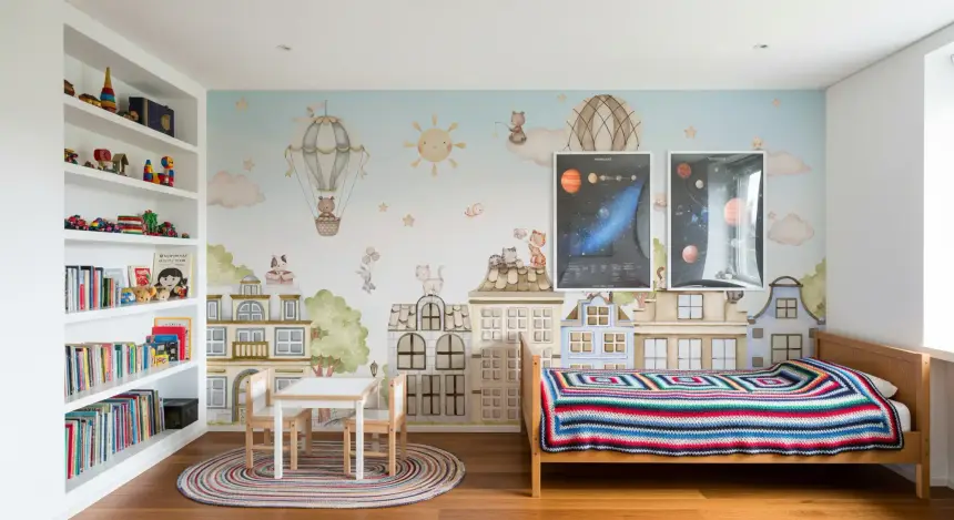 City Cats Wall Mural