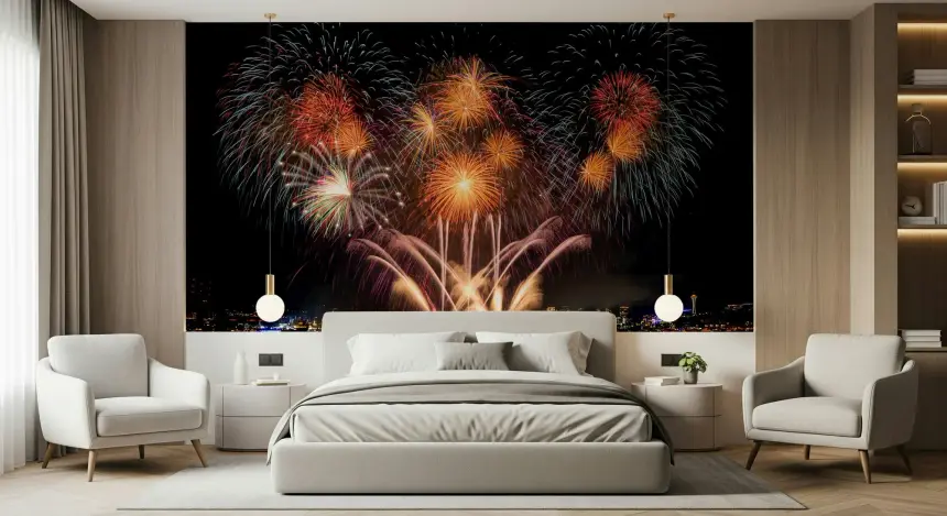 City Light Sparkle Wall Mural -2305733