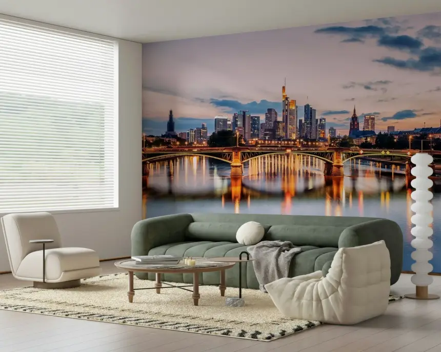 City Reflections Wall Mural