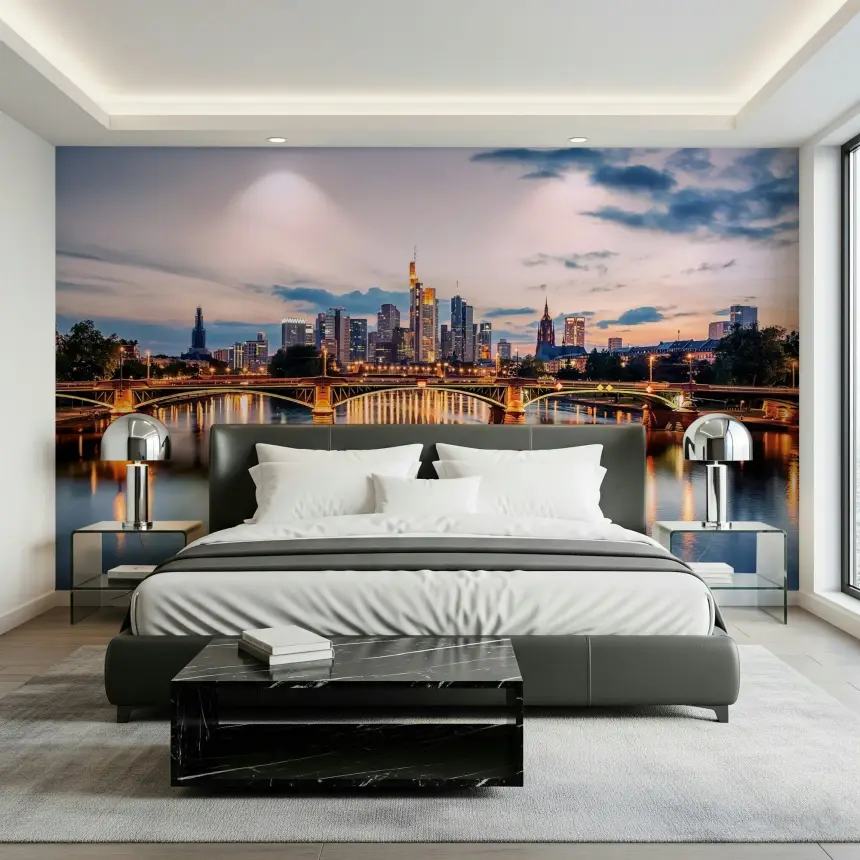 City Reflections Wall Mural