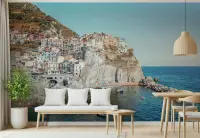 Italian Riviera Coastal Village Wall Mural