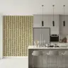 Mid-Century Modern Leaf Stripe Wallpaper 2