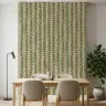 Mid-Century Modern Leaf Stripe Wallpaper 3