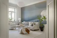 Tranquil Misty Forest Landscape Wall Mural