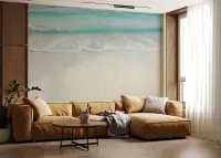 Serene Beach Shoreline Wall Mural