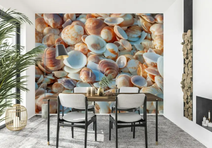 Coastal Shellscape Wall Mural