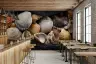 Coastal Seashells and Fishing Net Wall Mural 2
