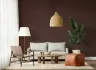 Deep Brown Textured Wall Mural 2