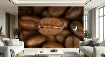 Close-up Coffee Bean Wall Mural