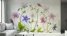 Elegant Columbine Botanical Bloom Wall Mural 1