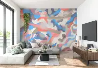 Contemporary Gradient Abstract Wall Mural