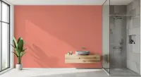 Subtle Coral Textured Solid Wallpaper
