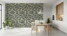 Vintage Cornflower Botanical Pattern Wallpaper 3