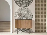Bohemian Abstract Concentric Dot Wall Mural