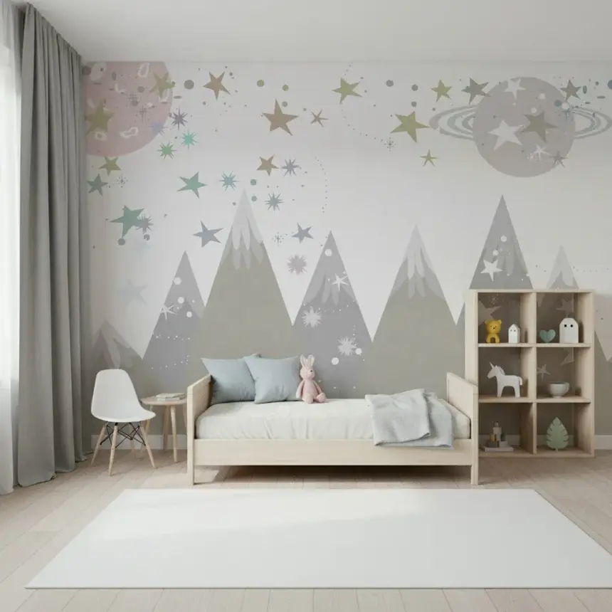 Cosmic Peaks Wall Mural -2719922