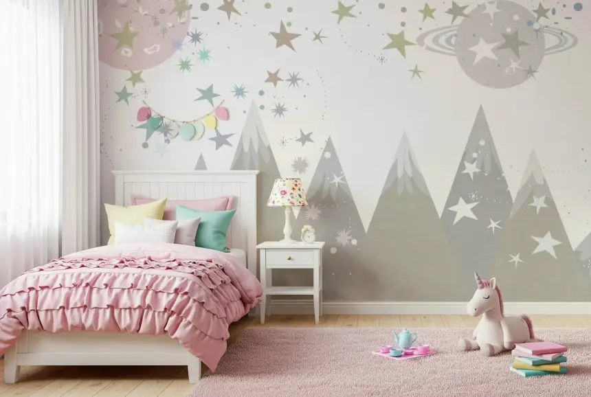 Cosmic Peaks Wall Mural -2719922