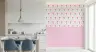 Playful Pink Floral Diamond Pattern Wallpaper 1