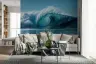 Powerful Deep Blue Ocean Barrel Wave Wallpaper Mural 4
