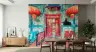 Vivid Chinese Gateway & Lanterns Wall Mural 4