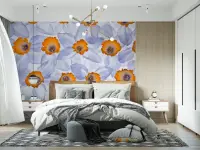 Vibrant Daffodil Floral Wall Mural