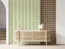 Delicate Daisy Chain Vertical Stripe Wallpaper 3
