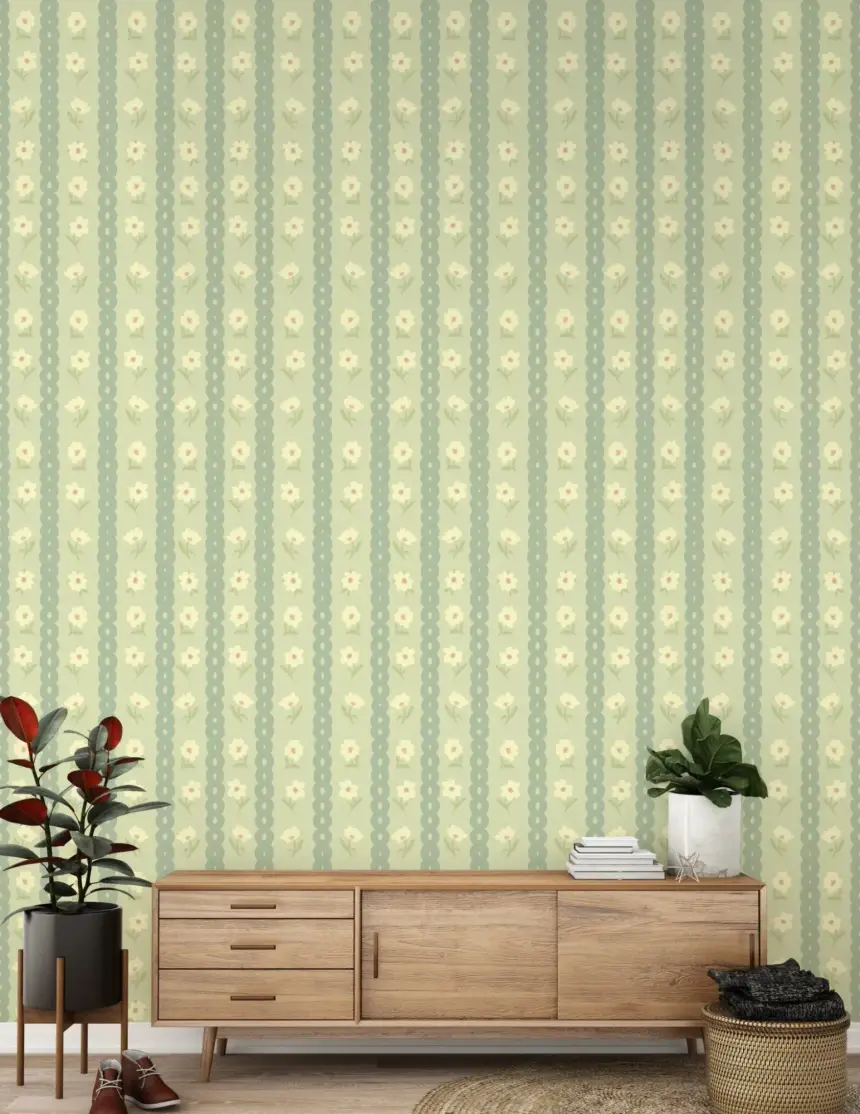 Daisy Chain Delight Wallpaper