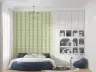 Delicate Daisy Chain Vertical Stripe Wallpaper 5