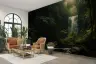 Mystical Forest Waterfall Wall Mural 4