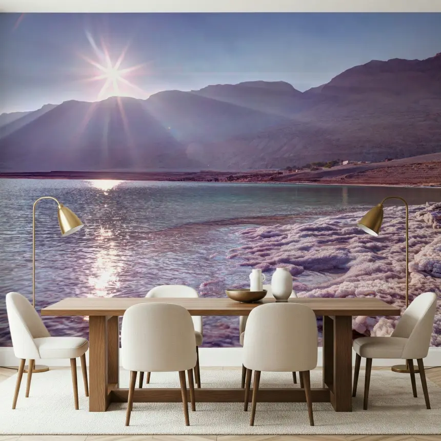 Dead Sea Sunset Wall Mural