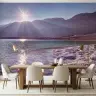 Majestic Salt Lake Sunset Mountain Wall Mural 2