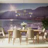 Majestic Salt Lake Sunset Mountain Wall Mural 3