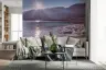 Majestic Salt Lake Sunset Mountain Wall Mural 4