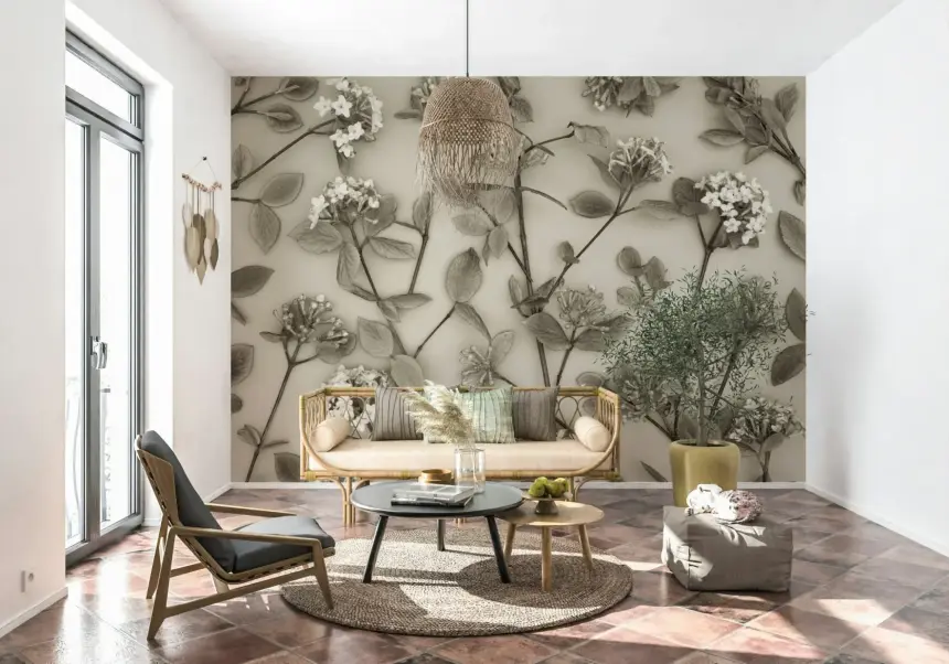 Delicate Blossoms of Spring Wall Mural