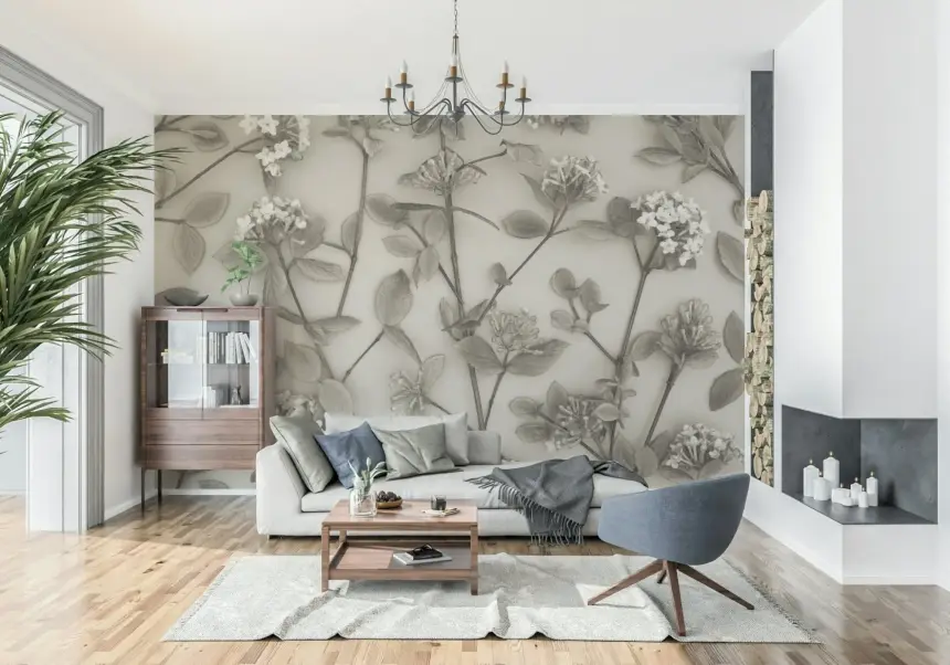 Delicate Blossoms of Spring Wall Mural