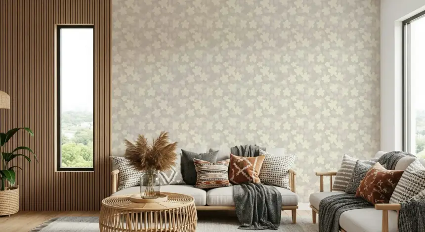 Delicate Floral Serenity Wallpaper