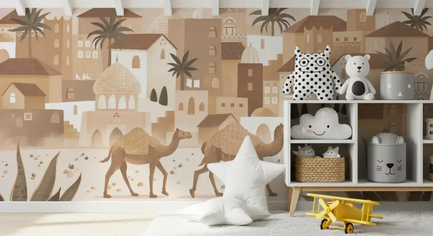 Desert Dreams Mono Wall Mural