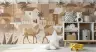 Whimsical Desert Camel Village Wall Mural 3