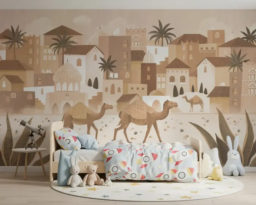 Desert Dreams Mono Wall Mural