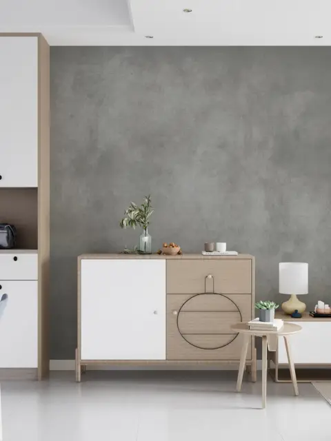 Greige Concrete Texture Wall Mural
