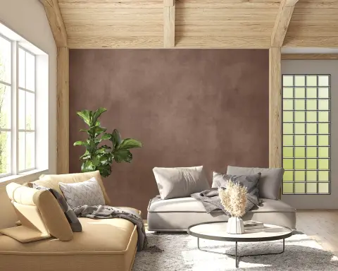 Earthy Brown Textured Wall Mural