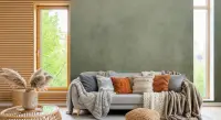 Textured Sage Green Wall Mural