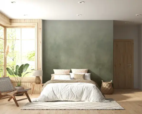 Textured Sage Green Wall Mural