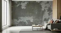 Industrial Grey Flaking Plaster Wallpaper Mural