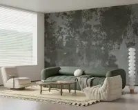 Distressed Concrete Patina Effect Wall Mural