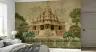 Grand Indian Temple Lush Landscape Mural 1
